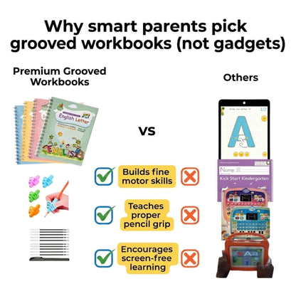 The PureTrace™ Master Set | 4-Book Reusable Handwriting Kit